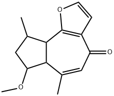 2-Methoxyfuranoguaia-9-ene-8-one Structure