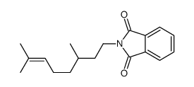 2-(3,7-dimethyloct-6-enyl)isoindole-1,3-dione结构式