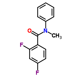 2,4-Difluoro-N-methyl-N-phenylbenzamide结构式