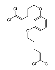 1,3-bis(5,5-dichloropent-4-enoxy)benzene结构式