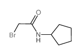 2-Bromo-N-cyclopentylacetamide结构式