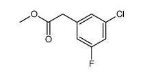 (3-chloro-5-fluoro-phenyl)-acetic acid methyl ester Structure