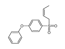 1-but-2-enylsulfonyl-4-phenoxybenzene结构式