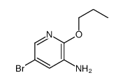 5-bromo-2-propoxypyridin-3-amine structure