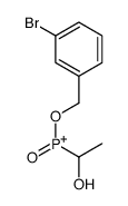 (3-bromophenyl)methoxy-(1-hydroxyethyl)-oxophosphanium Structure