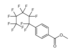 methyl 4-(1,1,2,2,3,3,4,4,5,5,5-undecafluoropentyl)benzoate结构式