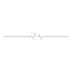 C16 (2'(S)-hydroxy) Ceramide (d18:1/16:0)结构式