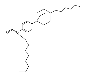 [4-(1-hexyl-4-bicyclo[2.2.2]octanyl)phenyl] nonanoate结构式