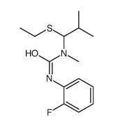 1-(1-ethylsulfanyl-2-methylpropyl)-3-(2-fluorophenyl)-1-methylurea结构式