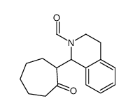 1-(2-oxocycloheptyl)-3,4-dihydro-1H-isoquinoline-2-carbaldehyde结构式