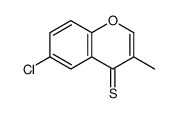 6-chloro-3-methylchromene-4-thione Structure