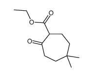 ethyl 5,5-dimethyl-2-oxocycloheptane-1-carboxylate Structure