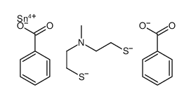 (2-benzoyloxy-6-methyl-1,3,6,2-dithiazastannocan-2-yl) benzoate Structure