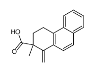 1,2,3,4-Tetrahydro-2-methyl-1-methylen-2-phenanthrencarbonsaeure Structure