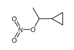 1-cyclopropylethyl nitrate Structure