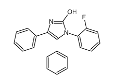 3-(2-fluorophenyl)-4,5-diphenyl-1H-imidazol-2-one Structure