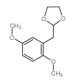 2-(1,3-DIOXOLAN-2-YLMETHYL)-1,4-DIMETHOXYBENZENE结构式