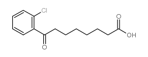 8-(2-chlorophenyl)-8-oxooctanoic acid结构式