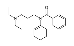 N-(cyclohexen-1-yl)-N-[3-(diethylamino)propyl]benzamide结构式
