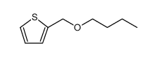 Thiophene, 2-(butoxymethyl) Structure