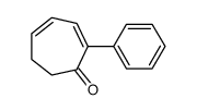 2-phenylcyclohepta-2,4-dien-1-one Structure