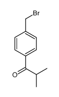 1-(4-溴甲基苯基)-2-甲基丙烷-1-酮结构式