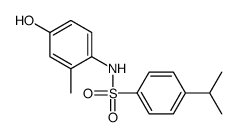 N-(4-hydroxy-2-methylphenyl)-4-propan-2-ylbenzenesulfonamide结构式