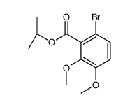tert-butyl 6-bromo-2,3-dimethoxybenzoate Structure