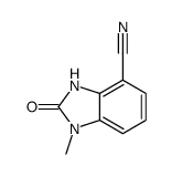 1-methyl-2-oxo-3H-benzimidazole-4-carbonitrile Structure