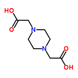 2,2'-piperazine-1,4-diyldiacetic acid Structure