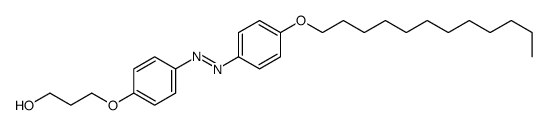 3-[4-[(4-dodecoxyphenyl)diazenyl]phenoxy]propan-1-ol Structure