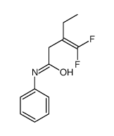 3-(difluoromethylidene)-N-phenylpentanamide Structure