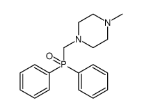 1-((DIPHENYLPHOSPHORYL)METHYL)-4-METHYLPIPERAZINE structure