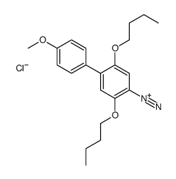 2,5-dibutoxy-4'-methoxy[1,1'-biphenyl]-4-diazonium chloride结构式