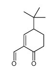 3-tert-butyl-6-oxocyclohexene-1-carbaldehyde Structure