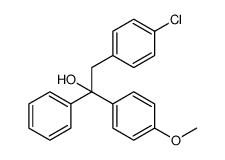 2-(4-CHLOROPHENYL)-1-(4-METHOXYPHENYL)-1-PHENYLETHANOL structure