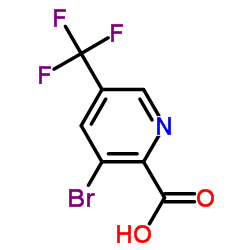 3-Bromo-5-(trifluoromethyl)picolinic acid structure