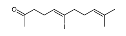 (Z)-6-iodo-10-methyl-5,9-undecadien-2-one Structure