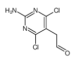 (2-amino-4,6-dichloropyrimidin-5-yl)acetaldehyde结构式