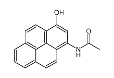 Acetamide, N-(3-hydroxy-1-pyrenyl) Structure