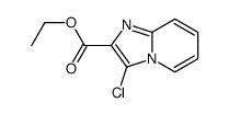 3-Chloroimidazo[1,2-a]pyridine-2-carboxylic acid ethyl ester structure