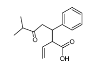 6-Methyl-5-oxo-3-phenyl-2-vinyl-heptanoic acid Structure