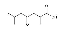 (+/-)-2,6-dimethyl-4-oxo-heptanoic acid结构式