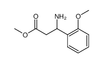 methyl 3-amino-3-(2-methoxyphenyl)propanoate Structure