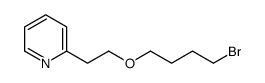 2-[2-(4-bromobutoxy)ethyl]pyridine结构式