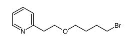 2-[2-(4-bromobutoxy)ethyl]pyridine Structure