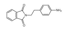 N-(4-amino-phenethyl)-phthalimide结构式