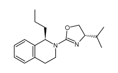 (S)-4-isopropyl-2-((R)-1-propyl-3,4-dihydroisoquinolin-2(1H)-yl)-4,5-dihydrooxazole Structure