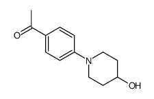 1-[4-(4-hydroxypiperidin-1-yl)phenyl]ethanone结构式