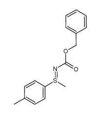 benzyl (methyl(p-tolyl)-l4-sulfanylidene)carbamate Structure